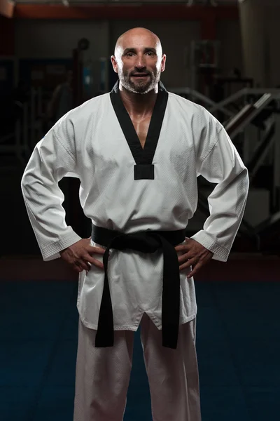 Mature Man Dressed In Traditional Kimono — Stock Photo, Image