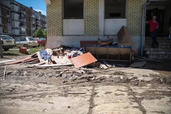 Flood in 2014 - Maglaj - Bosnia And Herzegovina — Stock Photo, Image