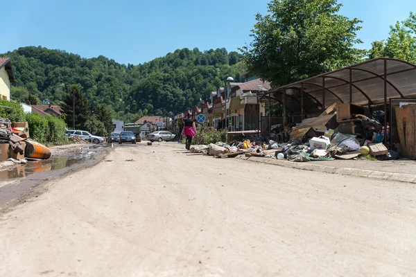 Inundación en 2014 Maglaj - Bosnia y Herzegovina —  Fotos de Stock