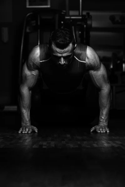 Pushups Upper Position — Stock Photo, Image