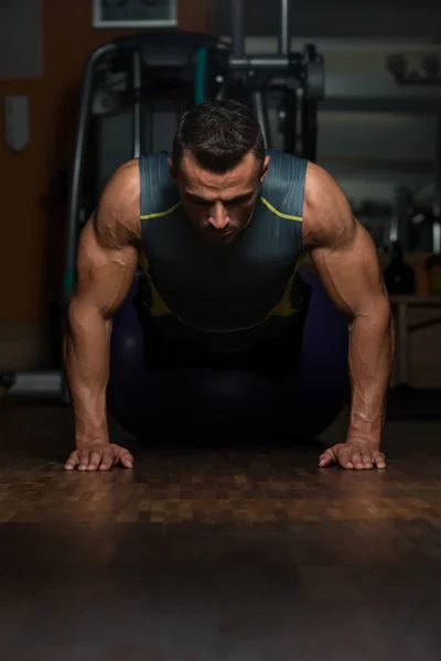 Pushups Upper Position — Stock Photo, Image