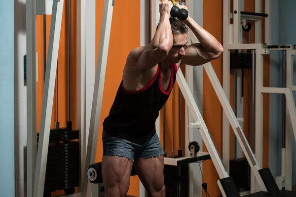 Allenamento dei tricipiti — Foto Stock