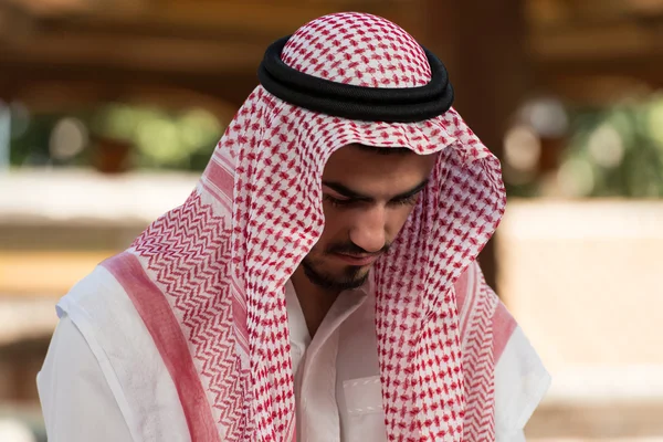 Muslim Praying In Mosque — Stock Photo, Image