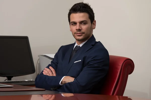 Retrato de empresário confiante — Fotografia de Stock