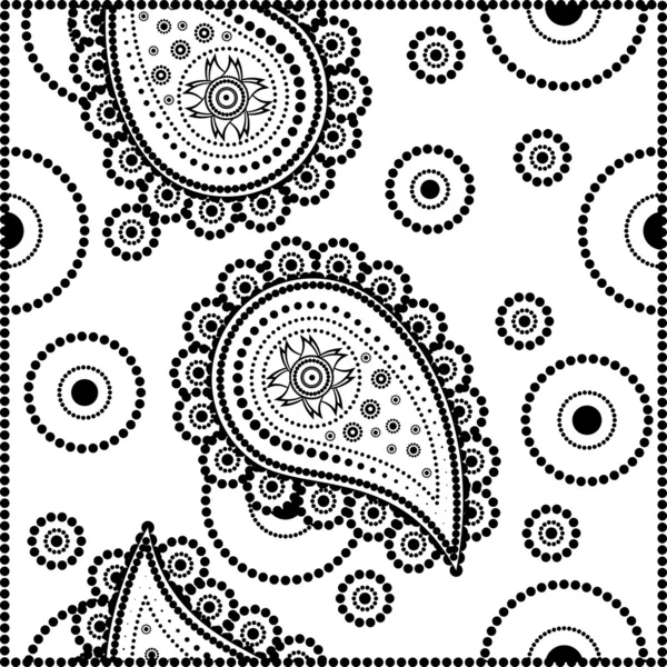 Patrón sin costura Paisley — Vector de stock