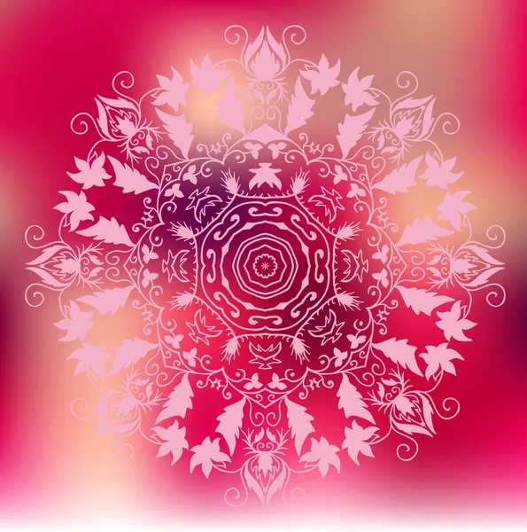 Mandala dísz — Stock Vector