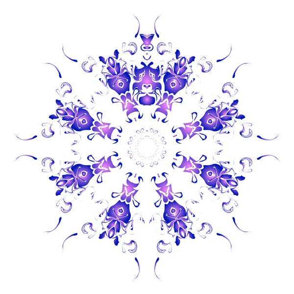 Ornament mandala fiołek — Wektor stockowy