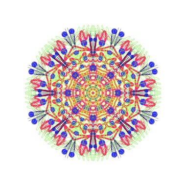 soyut mandala süsleme.