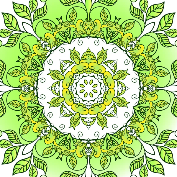 Abstraktes Mandala-Ornament. — Stockvektor