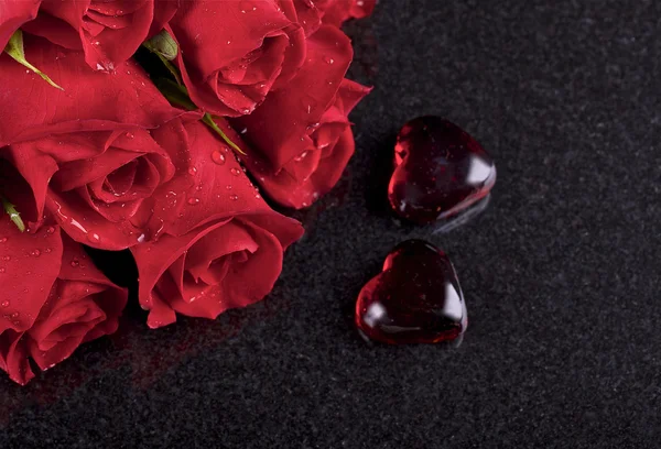 Красные розы Стоковое Фото