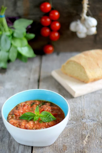 Tomatensuppe — Stockfoto