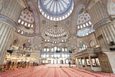 İstanbul 'daki mavi cami, hindi.