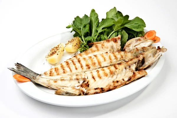 Grilled sea bass — Stock Photo, Image
