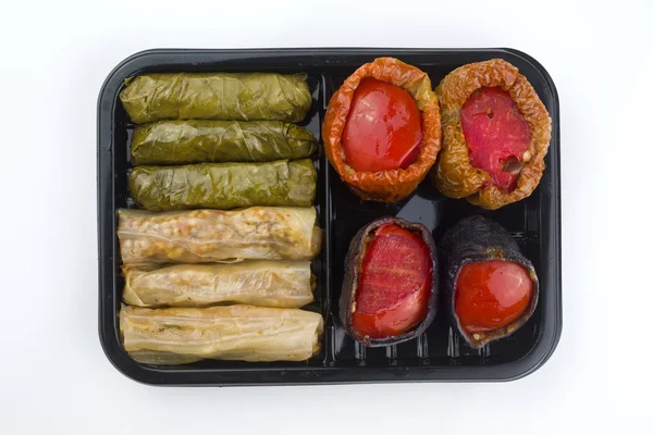 毛绒玩具的 dolmas — 图库照片