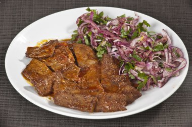 ızgara tavuk karaciğer