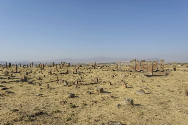 Tombstones of seljuks in Ahlat turkey — Stock Photo, Image