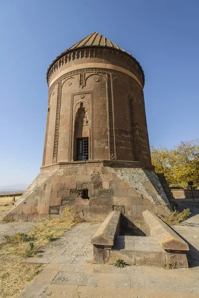 塞尔柱人在 ahlat 土耳其的墓碑 — 图库照片