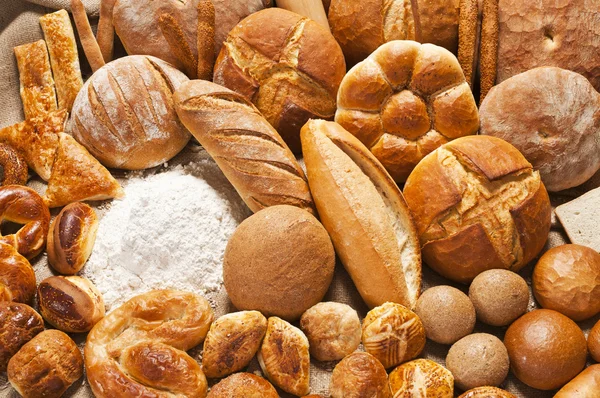 Chleb tło — Zdjęcie stockowe