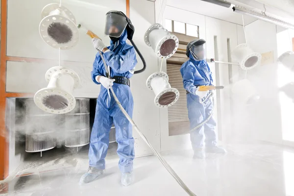 özel bir fotoğraf makinesi içinde toz boya