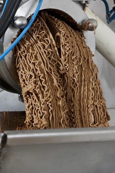 Produzione di pasta di fichi secchi — Foto Stock