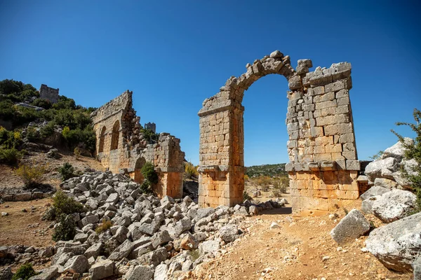 Αρχαίο Υδραγωγείο Βασίλειο Olba Βασίλειο Olba Ήταν Ένα Μικρό Κράτος — Φωτογραφία Αρχείου