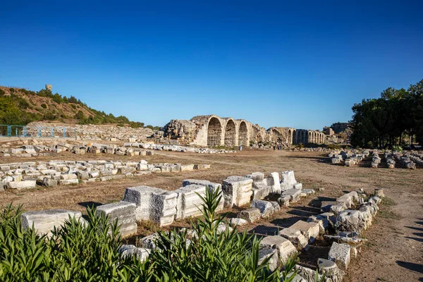 Perge Starożytne Miasto Prowincji Antalya — Zdjęcie stockowe