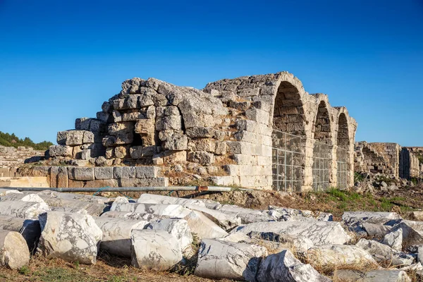 Perge Starożytne Miasto Prowincji Antalya — Zdjęcie stockowe