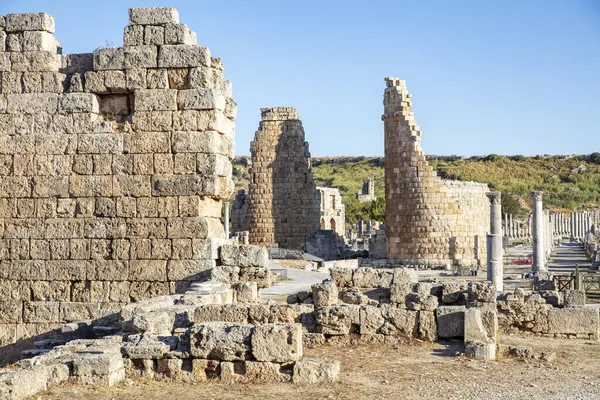 Perge Ancient City Provinsen Antalya — Stockfoto