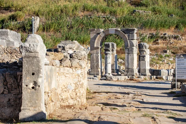 Perge Città Antica Nella Provincia Antalya — Foto Stock