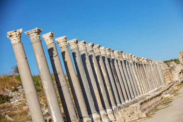 Perge Ancienne Ville Dans Province Antalya — Photo