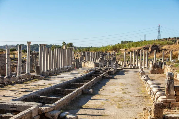 Древний Город Перге Анталии — стоковое фото