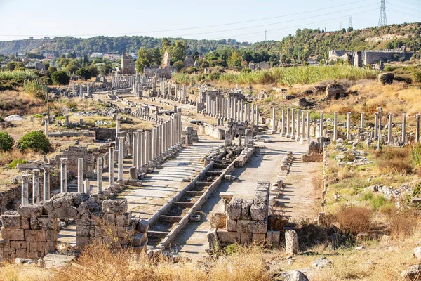 Perge Ancient City Antalya Province — Stock fotografie