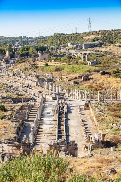 Perge Ciudad Antigua Provincia Antalya —  Fotos de Stock