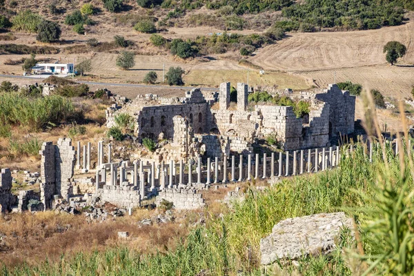 Perge Oude Stad Provincie Antalya — Stockfoto