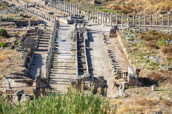 Perge Starożytne Miasto Prowincji Antalya — Zdjęcie stockowe