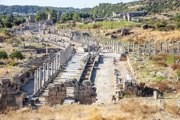 Perge Ancienne Ville Dans Province Antalya — Photo