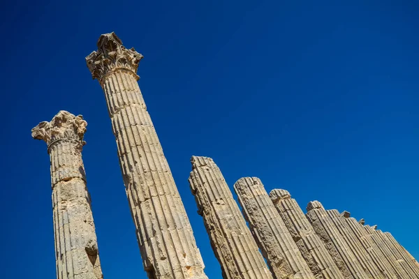 Templo Zeus Diokaesareia Uzuncaburc Cidade Antiga Mersin Turquia — Fotografia de Stock