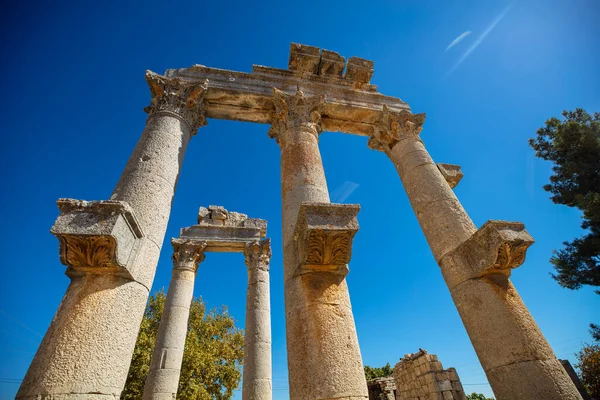 Der Zeustempel Der Antiken Stadt Diokaesareia Uzuncaburc Mersin Türkei — Stockfoto