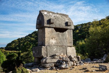 Türkiye 'nin antik Kyaneai kentinin kalıntıları