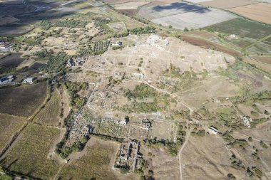Anadolu 'nun batı kıyısındaki Miletus' ta antik Yunan amfi tiyatrosunun kalıntıları