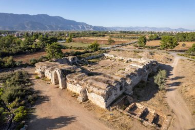 Evdirhan, selcuklu dönemi deve kervanlarının barınma yeri. Termessos antik şehri, çok yakın bir bölge. Antalya / TURKEY