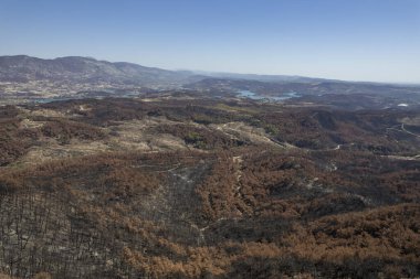 Akdeniz kıyısındaki Pamphylia (Pamphylia, Lyrbe) antik Yunan kenti. Yana, Antalya, Türkiye.