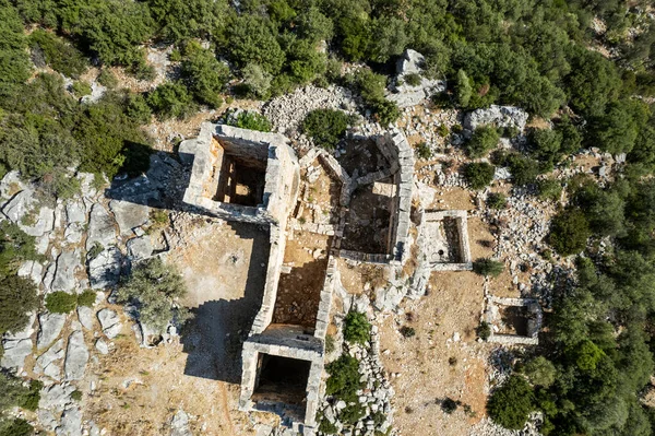Een Issium Castle Beymelek Kalesi Antalya Kalkoen — Stockfoto