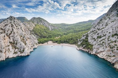 Adrasan / Antalya 'da Sazak Koyu Hava Fotoğrafı