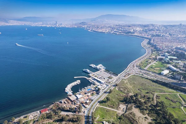 Luftaufnahme Des Stadtwaldes Von Inciralti Izmir Türkei — Stockfoto