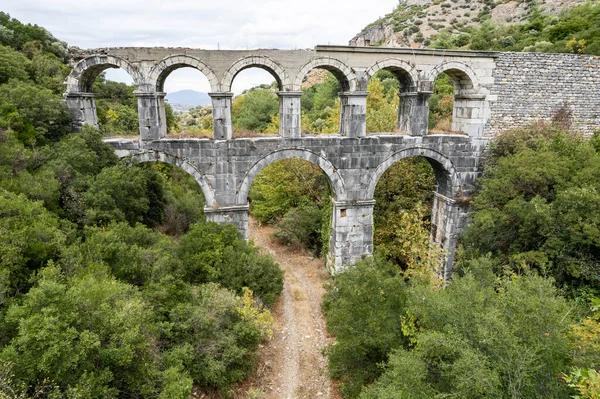 Ruins Ancient Pollio Aqueduct Bringe Izmir Province Turkey — Stock Photo, Image