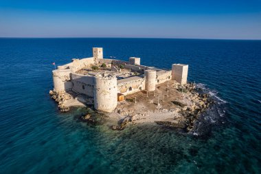 Mersin Kiz Kalesi (Bakire Kalesi) Drone Fotoğrafı