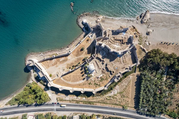 Blick Auf Das Mamure Schloss Anamur Türkei — Stockfoto