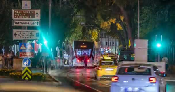 Hermosa Ciudad Izmir Turquía Timelapse — Vídeo de stock