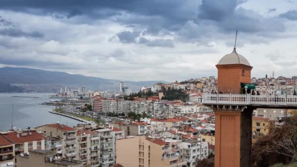 Hermosa Ciudad Izmir Turquía Timelapse — Vídeo de stock